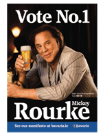 Mickey O&rsquo;Rourke for the Dail - could he do any worse?